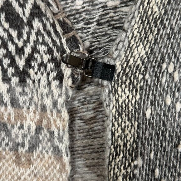 Free People Open Front Sleeveless Fringe Hem Vest Sweater Top Boho Bohemian O/S - Picture 4 of 13